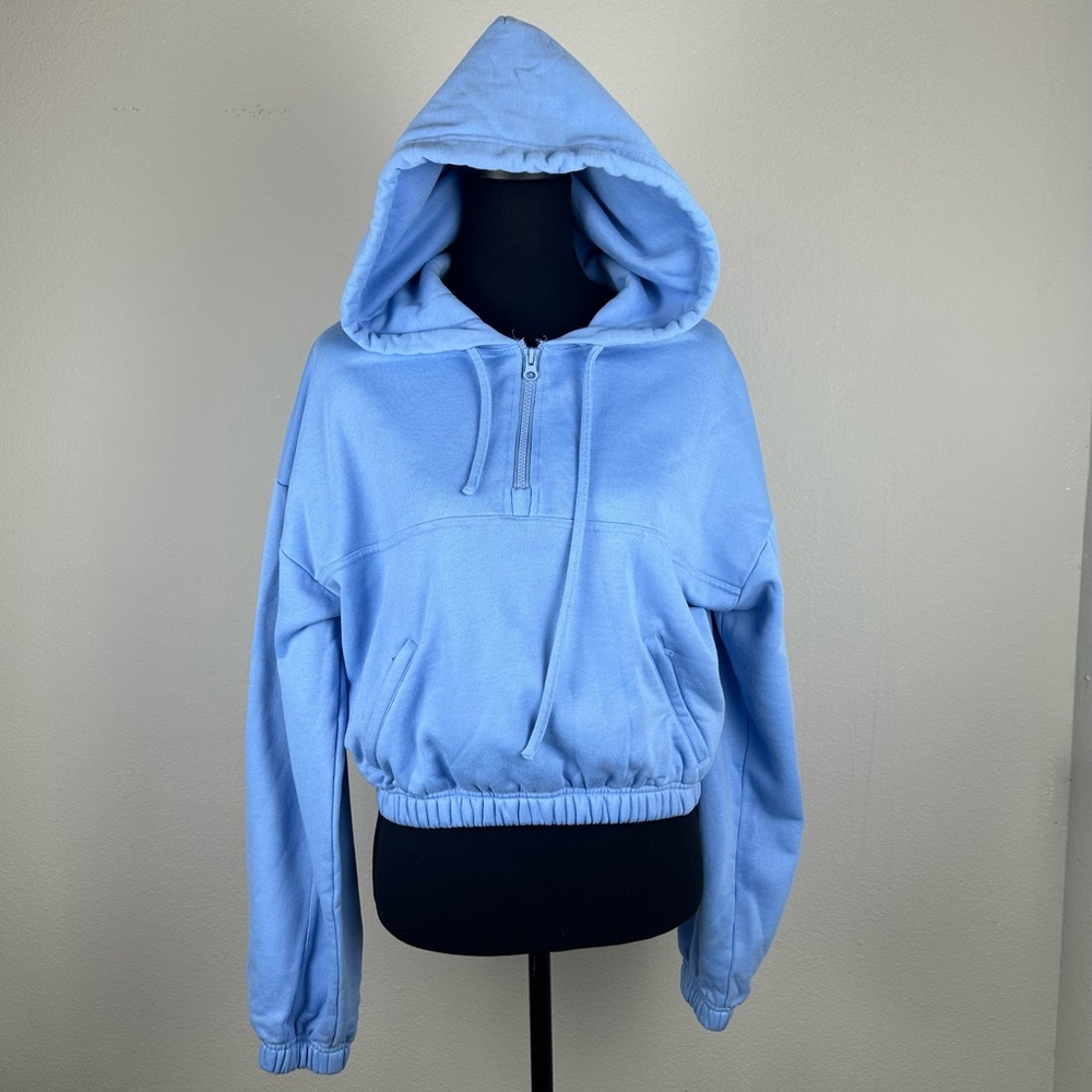 ALO Yoga Sky Blue Pullover Hoodie